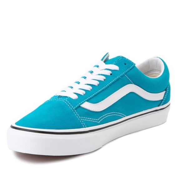 Vans Old Skool Skate Shoe - Blue Sea - Picture 2 of 7